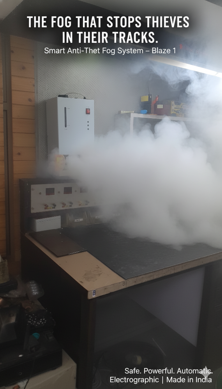 Blaze 1 anti-theft fog system
