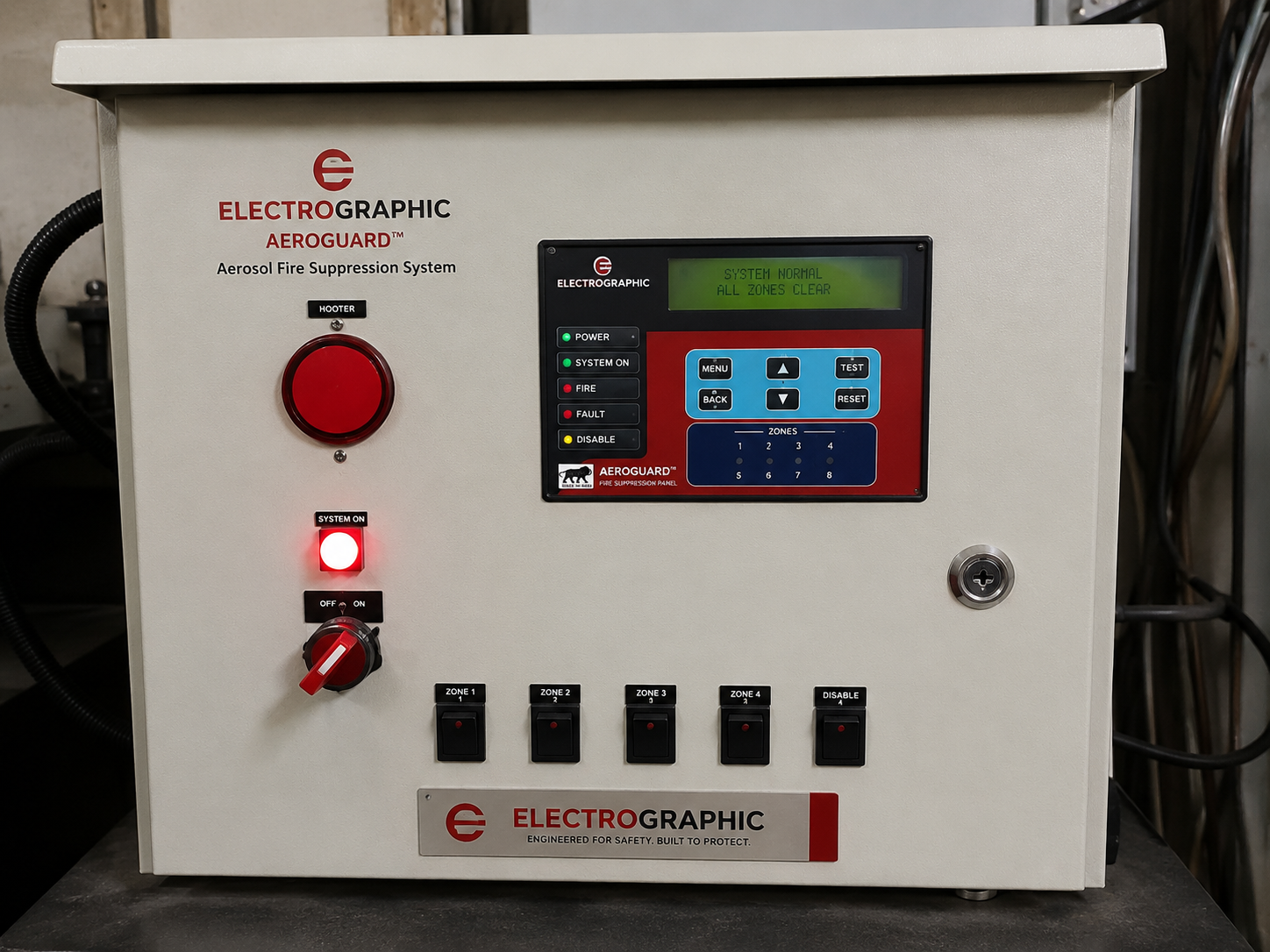 ElectroShield ABC dry chemical powder system
